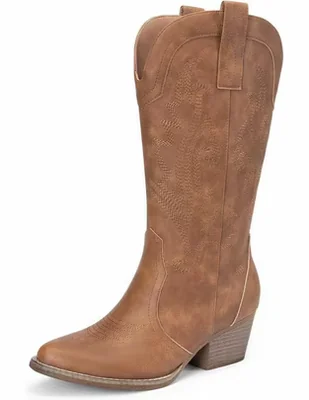 Bota cowboy arriba del tobillo Dream Paris para mujer