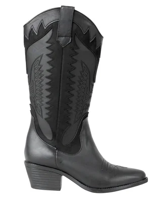 Bota cowboy abajo de la rodilla kuali shoes para mujer