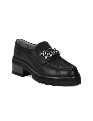 Zapato Cuadra de piel para mujer