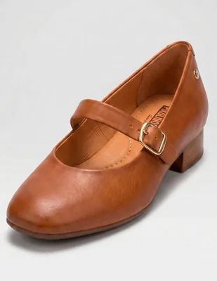 Zapato pikolinos de piel para mujer