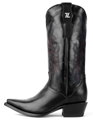 Bota cowboy abajo de la rodilla Siete Leguas de piel para mujer