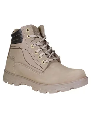 Bota al tobillo Jeep de piel para mujer