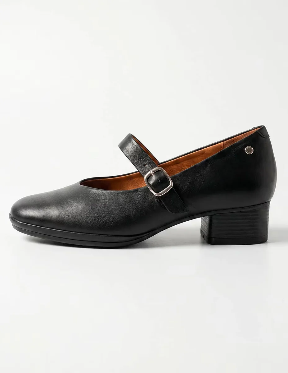 Zapato pikolinos de piel para mujer