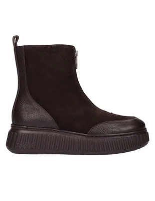 Bota arriba del tobillo wonders de piel para mujer