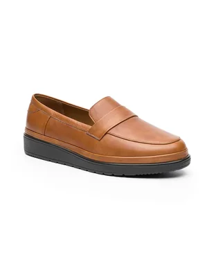 Mocasín Quirelli de piel para mujer