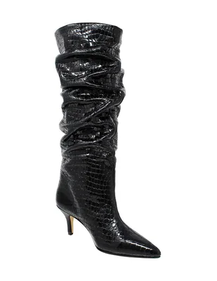 Bota abajo de la rodilla Regina Romero Tori 50 de piel para mujer