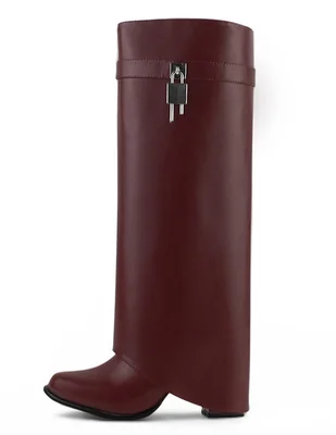 Bota abajo de la rodilla gabriela's 2037-434-a de sintético para mujer