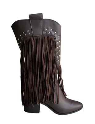 Bota cowboy abajo de la rodilla Aricia para mujer