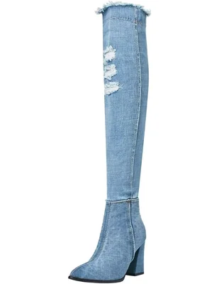 Bota abajo de la rodilla Gwin para mujer
