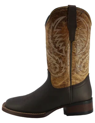 Bota Media pierna TEXABAN Western de Piel para mujer