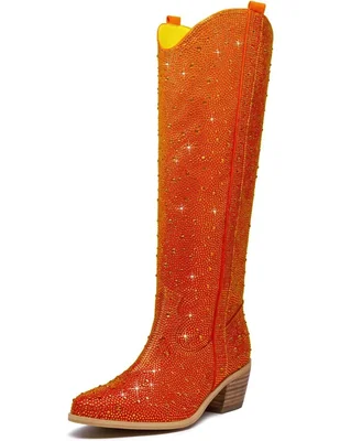 Bota abajo de la rodilla gwin para mujer