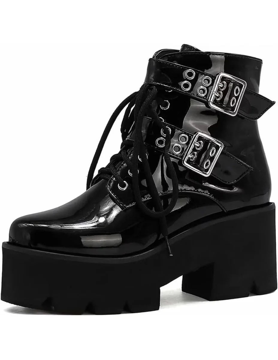 Bota media pierna gwin para mujer
