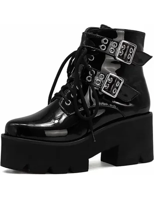 Bota media pierna gwin para mujer