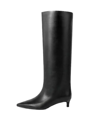 Bota abajo de la rodilla gwin para mujer