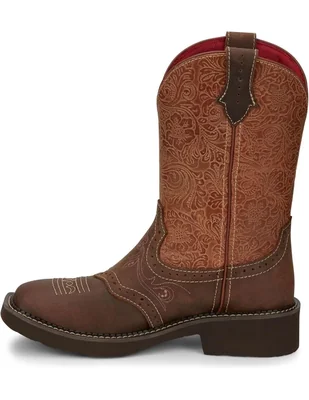 Bota cowboy arriba del tobillo gwin para mujer