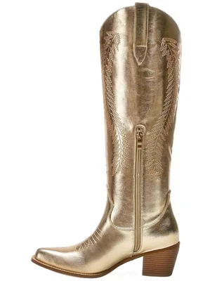 Bota abajo de la rodilla gwin para mujer