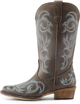Bota cowboy arriba del tobillo gwin para mujer