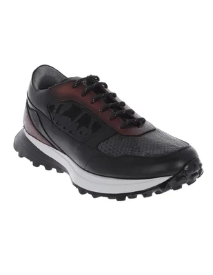 Tenis de piel Cuadra para hombre