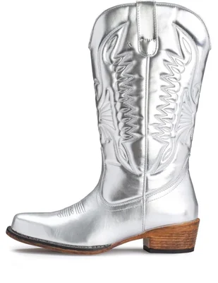 Bota cowboy abajo de la rodilla gwin para mujer