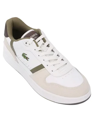 Tenis de piel Lacoste t-clip set para hombre