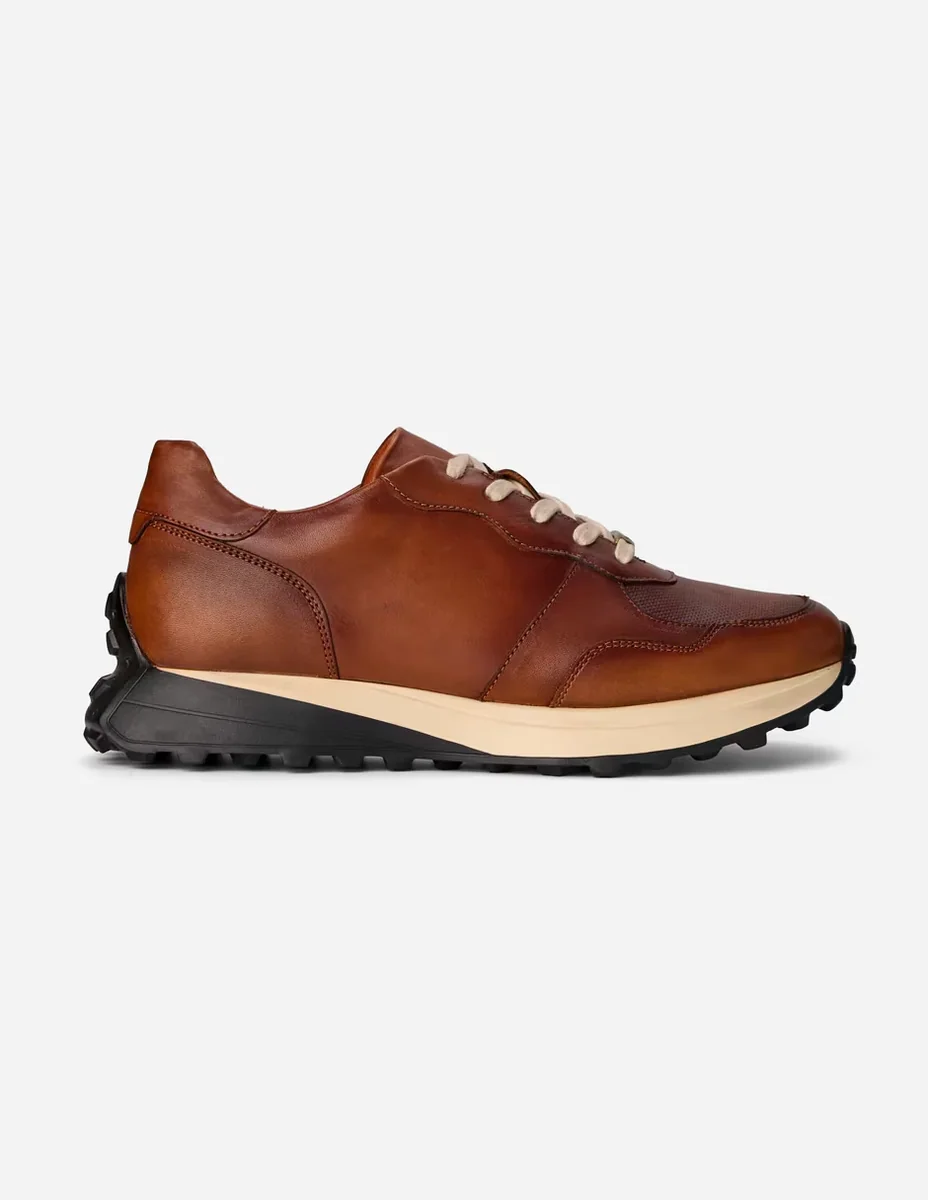 Tenis de piel Michel Domit para hombre