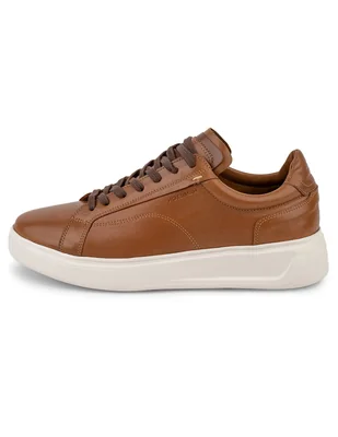 Tenis de piel Hamilton Footwear Cognac para hombre