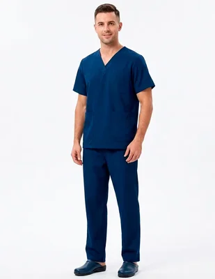 Pijama quirúrgica Bluelander estilo recto para hombre