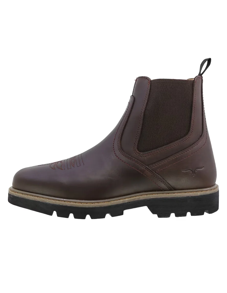 Botín Texaban de piel para hombre