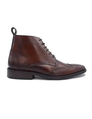 Botín Estilo Dh de piel para hombre