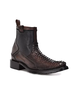 Bota Cuadra de piel para hombre