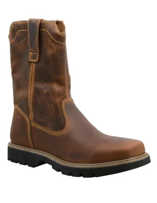 Bota/botín texaban trabajo de piel para hombre