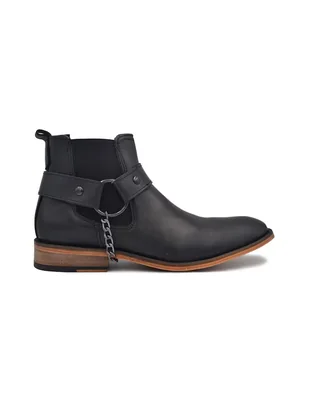 Botín Estilo Dh Chelsea Arnés de piel para hombre