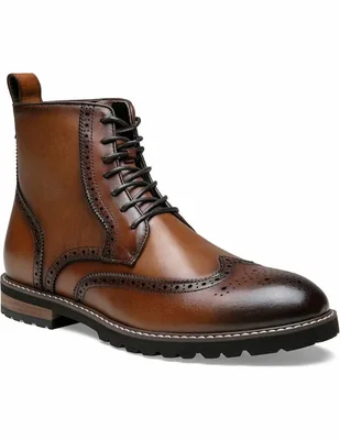 Bota BMNY de piel para hombre