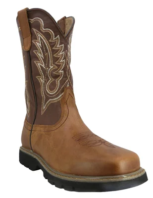 Bota texaban vaquera de piel para hombre