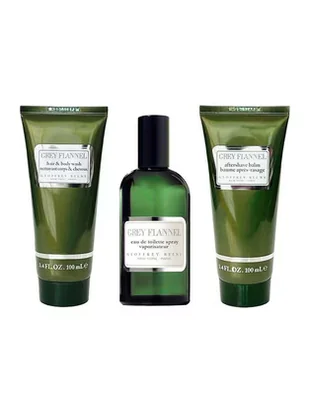Kit Eau de toilette Geoffrey Beene Franela Gris para hombre