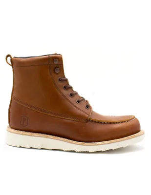 Bota industrial padilla de piel para hombre