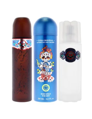Set eau de toilette Cuba para hombre