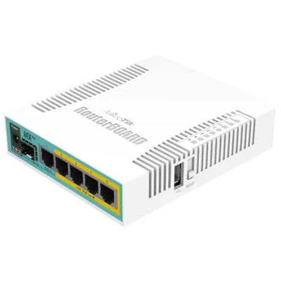 Router MikroTik RB960PGS 5 puertos Gigabit PoE