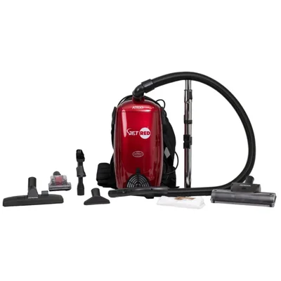 Aspiradora Atrix Jet Red HEPA de mochila 1400 W