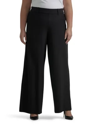 Pantalones Lee Talla Plus Pierna Ancha 74 cm Negro