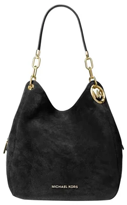 Bolso de mano Michael Kors Lillie negro de gamuza