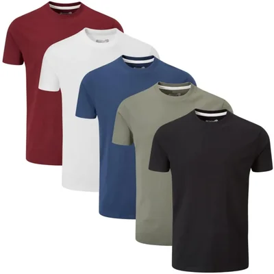 Camiseta Charles Wilson Mediana Pack de 5 Esenciales Básicos