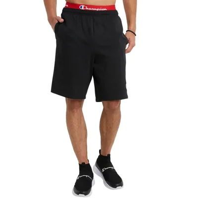 Shorts Champion talla S negro 25 cm con gráfico Powerblend