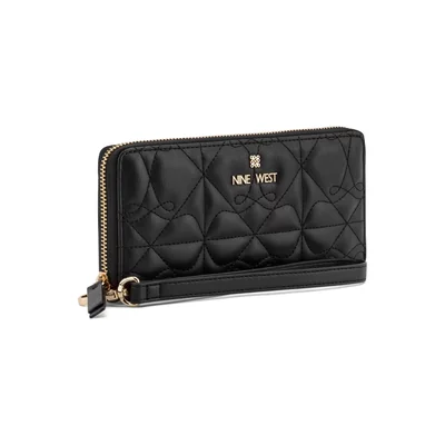 Cartera Zip Around Negro Nine West Gq1516146