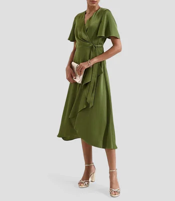 Vestido de fiesta midi Julissa Mujer