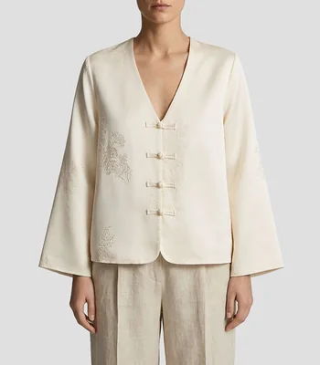 Blusa fantasía manga larga Mujer