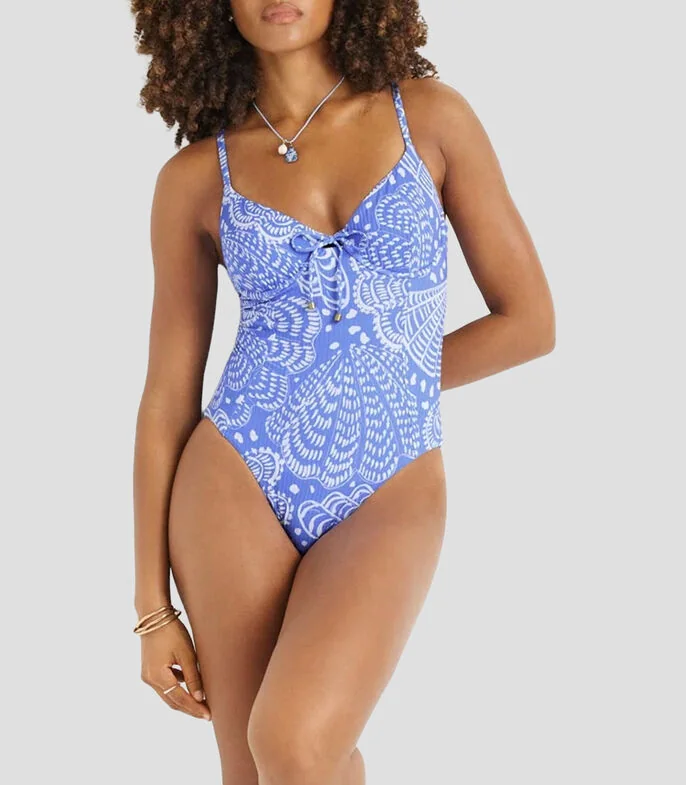 Traje de Baño con diseño estampado Mujer
