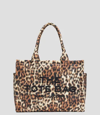 Bolsa tote Leopard Puffy animal print Mujer
