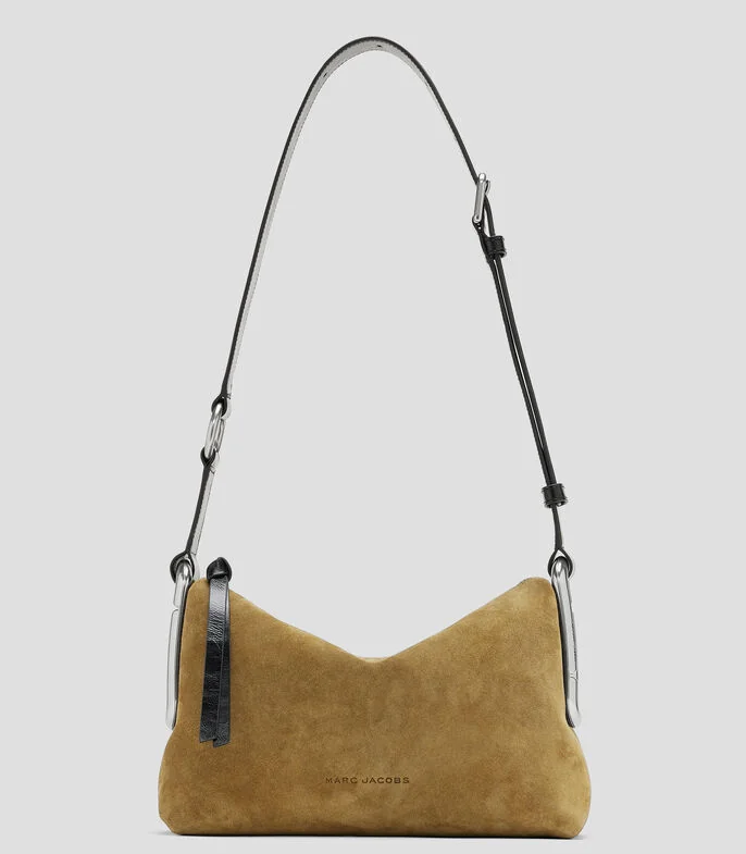 Bolsa crossbody Scene Medium de ante lisa Mujer