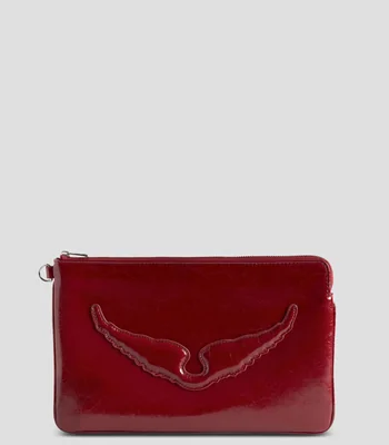 Bolsa Wristlet en piel Angel lisa Mujer